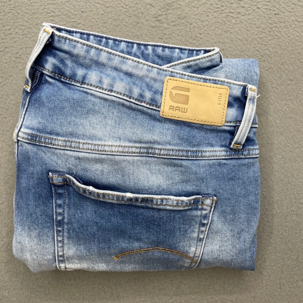 G-Star Raw Women Kate Boyfriend Jeans Light Wash Blue 30x32 Relaxed Fit